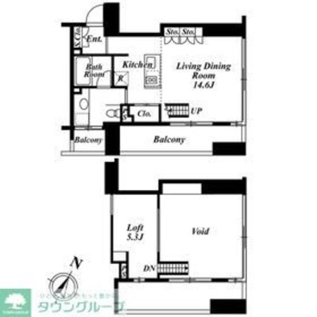 プレミアブラン代々木公園の物件間取画像